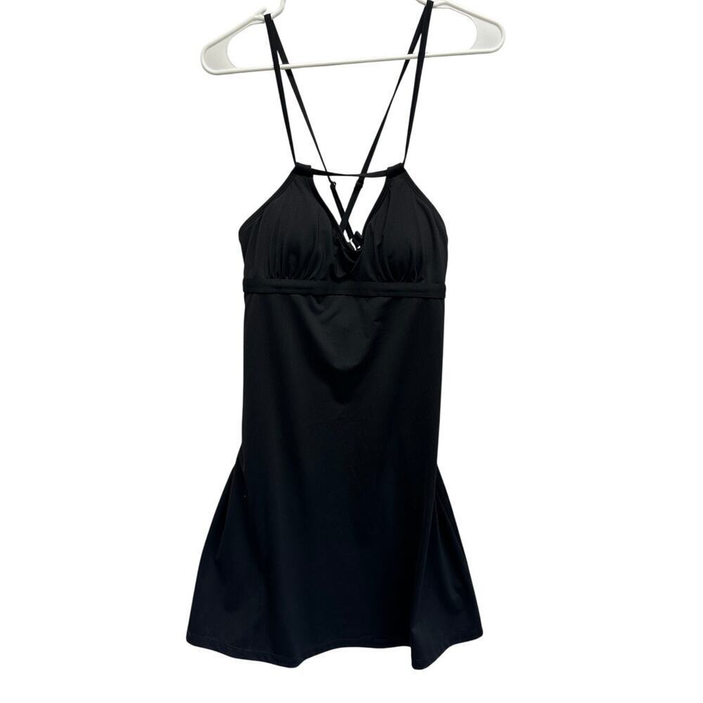 Athleta Pura Swim‎ Dress Black Size Small Beach Festival
